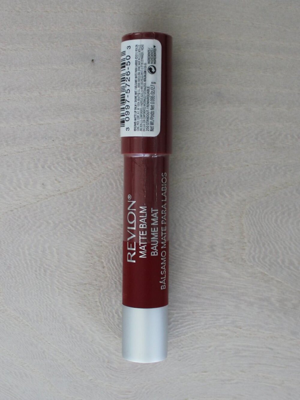 NEW & Sealed Revlon Colorburst Matte Lip Balm 250 Standout Red, 0.095 oz or 2.7g